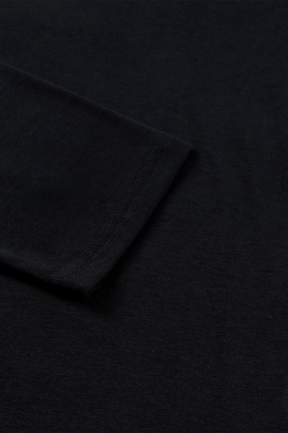 Black Long Sleeve Sequined V Neck Plus Size Top