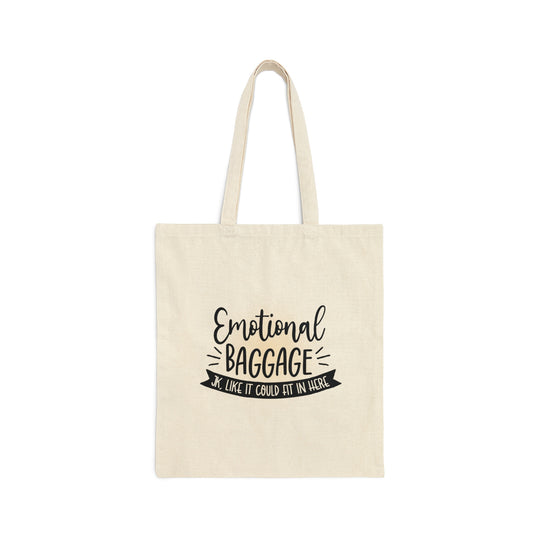 Emotional Baggage Tote, Funny Tote, Sarcastic Tote, Cute Tote, Farmer's Market Bag, Grocery Bag, Shopping Bag