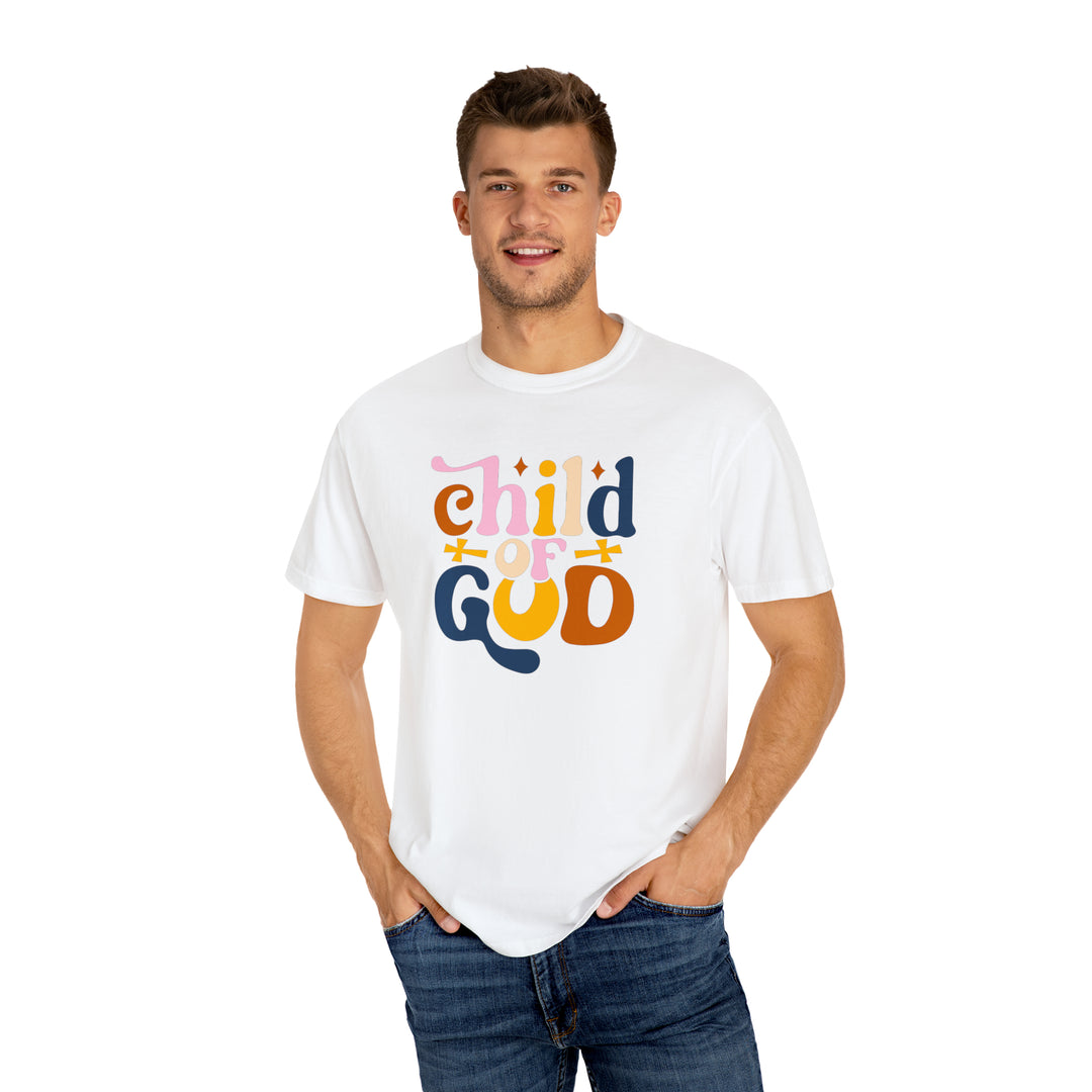 Child of God Shirt, Christian Merch, Christian Mens Shirt, Retro Christian, Jesus Merch, Comfort Colors