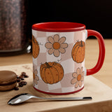Pumpkin Mug, Modern Fall Mug, Trendy Mug, PSL Mug, 11 oz Mug,