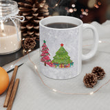 Festive Christmas Tree Mug, Bright Christmas Tree Mug, Christmas Tree Mug, Christmas Mug, Secret Santa Gift
