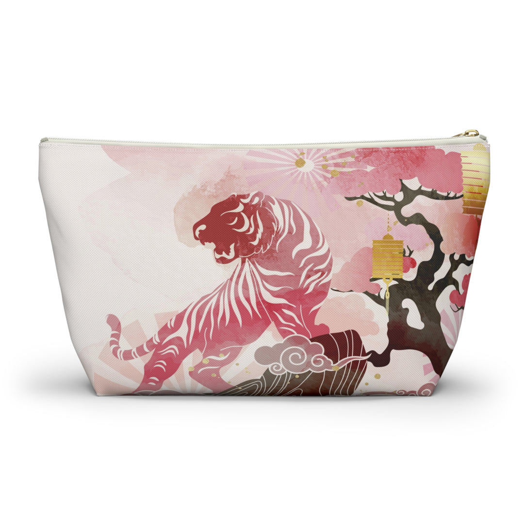 Tiger Pouch, Chinese Tiger Make-Up Bag, Tiger Bag, Beautiful Dragon Bag