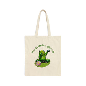 Frog Tote, Funny Frog Tote, Cute Tote, Cute Frogs, Frog Bag, Funny Tote,