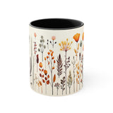 Pressed Flower Mug, Botanical Mug, Cottagecore Mug,