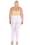 Plus size, stretchy, pull up, full length jeggings
