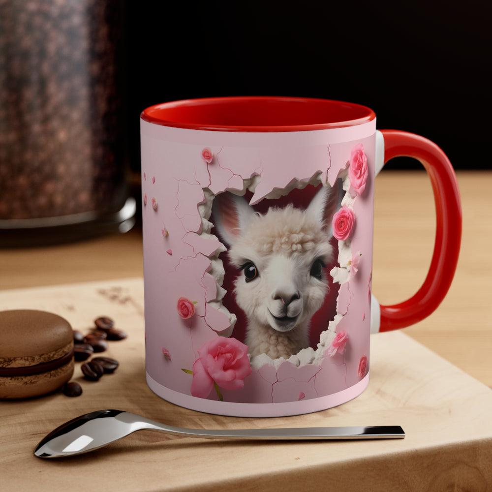 Llama Mug, 3D Llama Mug, Adorable Llama Mug, Cute Llamas, Llama Gift, Gift for Her