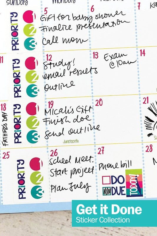 Get it Done Planner Sticker Set 342-Count Assorted