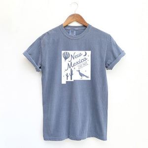 New Mexico Vintage Garment Dyed Tee