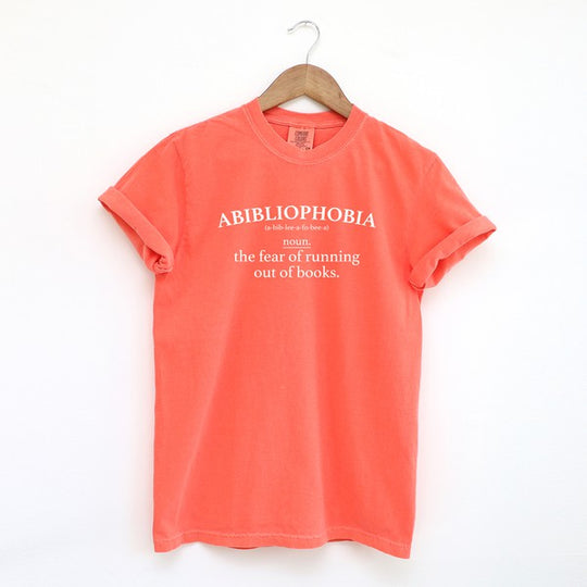 Running Out Of Books Garment Dyed Tee