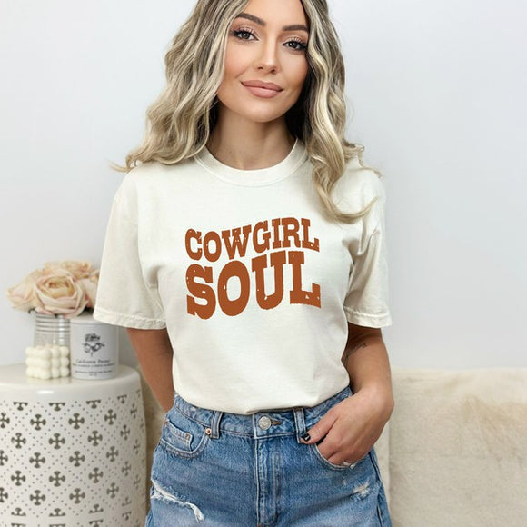 Cowgirl Soul Garment Dyed Tee