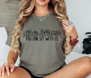 You Can Sit With Us Plus Graphic Tee