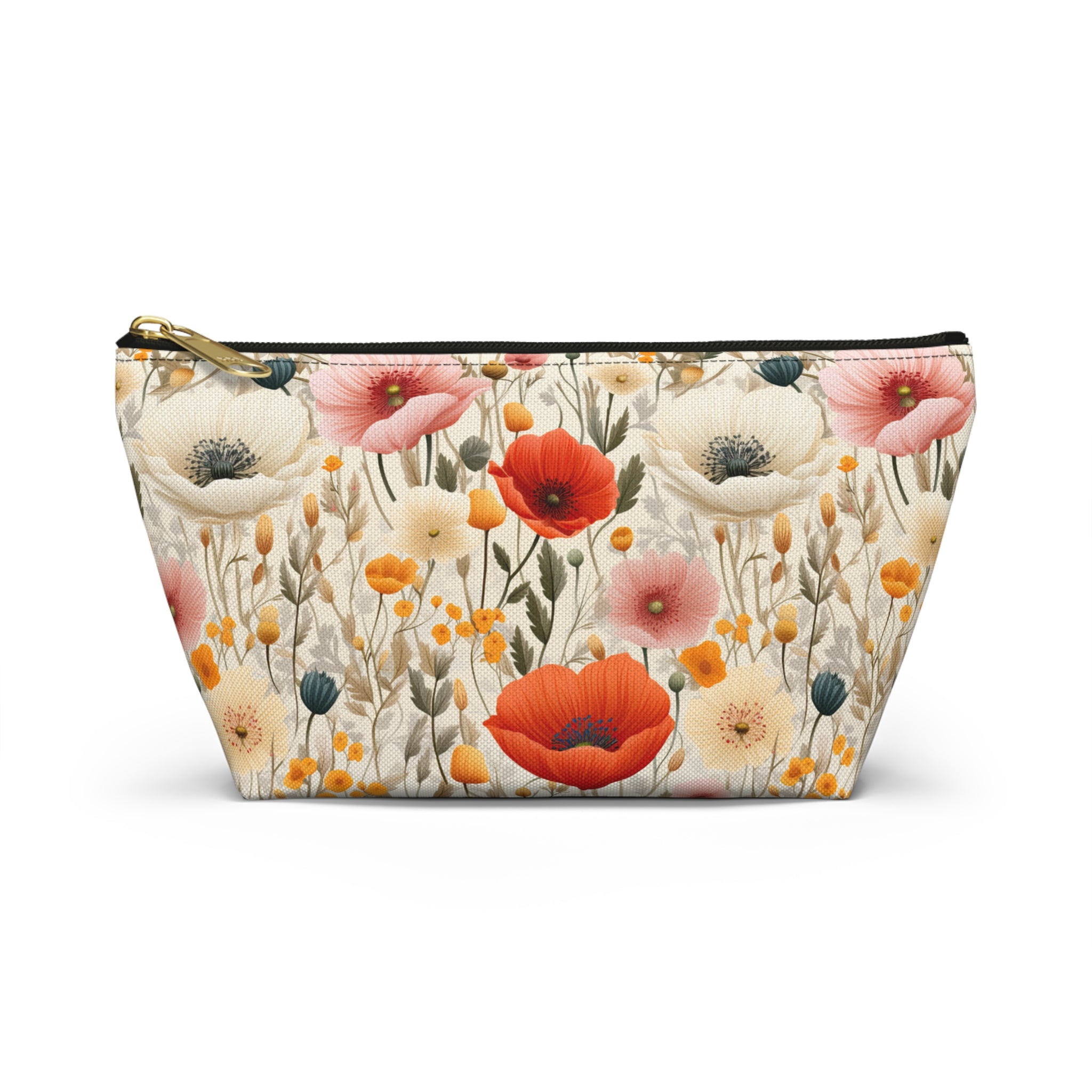 Poppy Love Pouch, Poppy Pouch, Floral Pouch, Cute Pouch, Floral