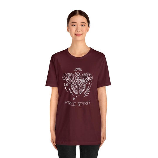 Free Spirit Tribal Butterfly, Butterfly Top, Butterfly Shirt, Butterfly Tee, Boho Shirt, Hippie Shirt, Native American Shirt, Free Spirit