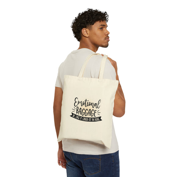 Emotional Baggage Tote, Funny Tote, Sarcastic Tote, Cute Tote, Farmer's Market Bag, Grocery Bag, Shopping Bag