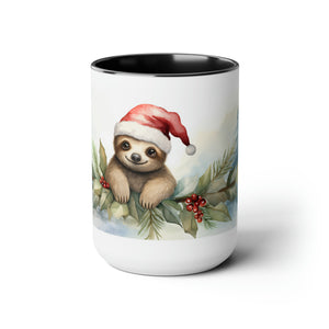 Sloth Christmas Mug, Sloth Mug, Christmas Mug, Gifts under $20, Sloth Gift