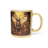 Golden Bee Mug, Bee Mug,