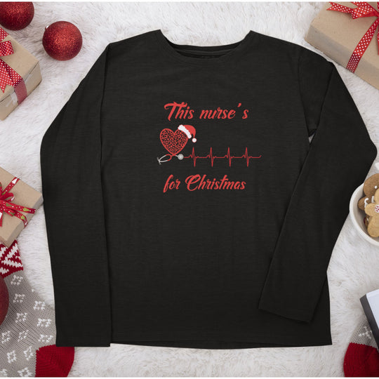 My Heart Beats For Christmas Shirt, Nurses Christmas Shirt, Christmas Nurses Shirt