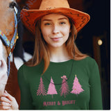 Western Shirt, Cowgirl Shirt, Cowgirl Christmas, Country Shirt, Christmas Shirt. Winter Clothing, Christmas Gifts, Gifts for Her