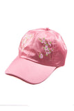 FLOWER SATIN CAP