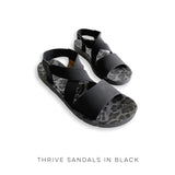 Thrive Sandals in Black