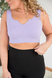 Dream Chaser Crop Top in Lavender