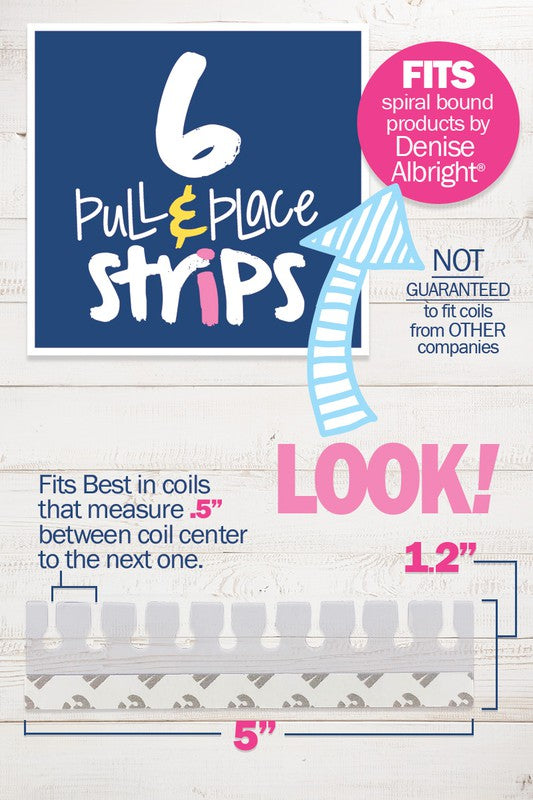 Pull & Place Plastic Snap-in Strips