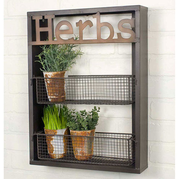 Herb Wall Shelves