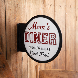 Mom's Diner Wall Sign