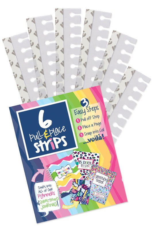 Pull & Place Plastic Snap-in Strips