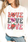LOVE STACKED CANDIES Graphic Sweatshirt