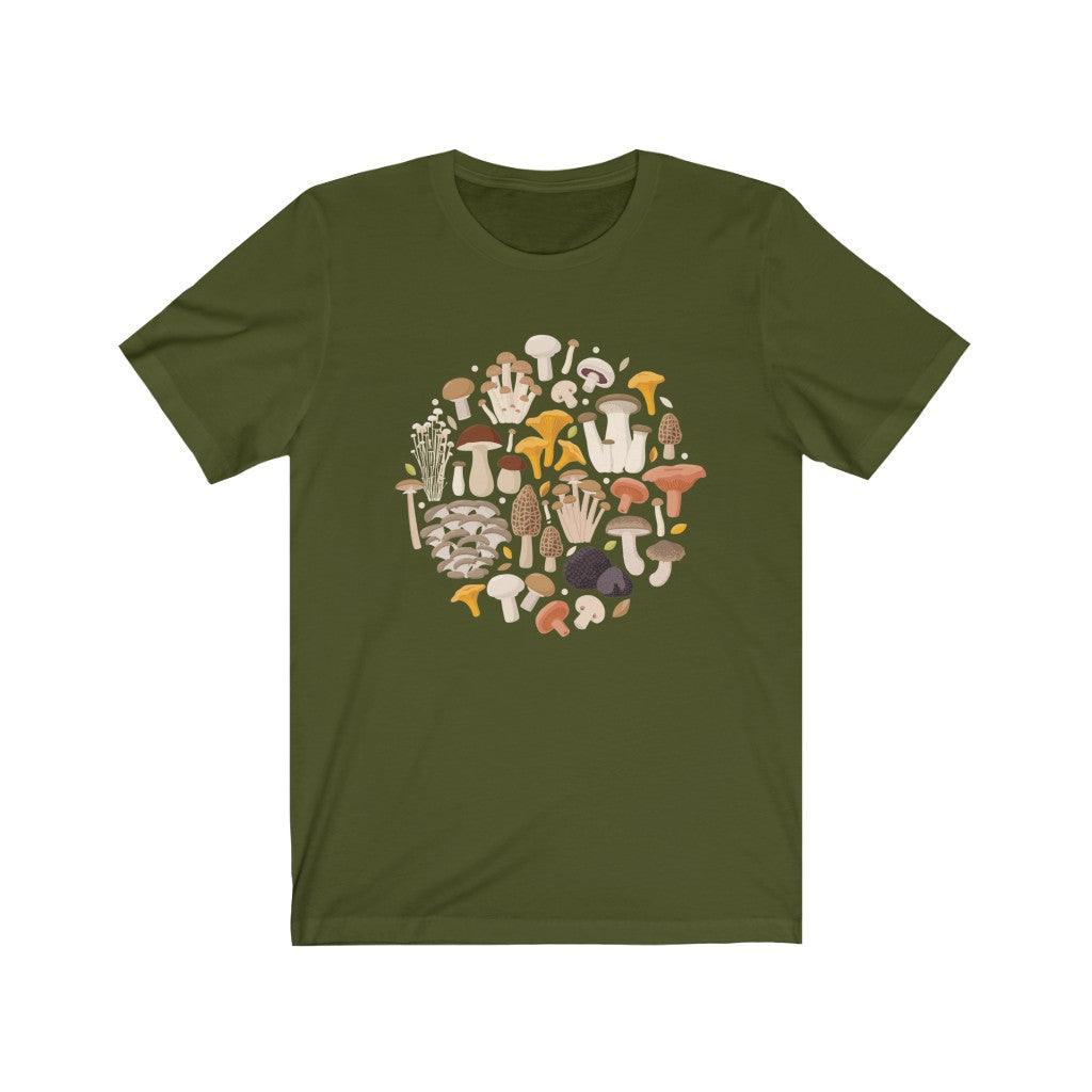 Mushroom Shirt, Cottagecore Shirt, Goblincore Shirt, Dark Academia Shirt, Mushroom Dark Academia, Light Academia, Dark Academia Clothing - Santa Anna's Christmas Shop