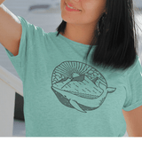 Whale Shirt, Mountain Shirt, Ocean Life Shirt, Nautical Shirt, Wildlife Shirt, Beach Shirt, Whale Life, Whale Lover, Blue Whale Shirt - Santa Anna's Christmas Shop