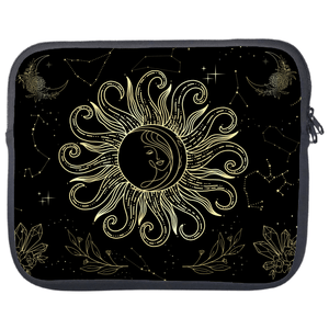 Goddess Moon and Costellations Laptop Sleeve, Laptop Sleeve, Goddes Laptop Sleeve, Celestial Laptop Sleeve