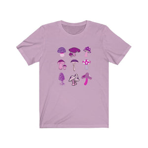 Lilac Mushroom Shirt, Purple Mushroom Shirt, Pastel Mushroom Shirt - Santa Anna's Christmas Shop